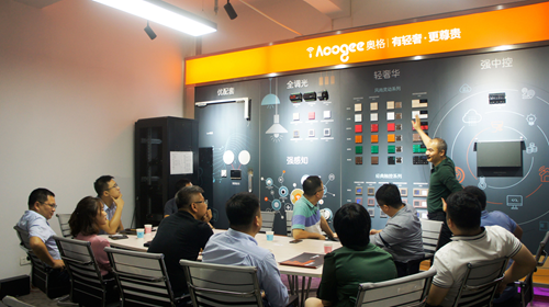 福建省物联网应用商会莅临AooGee奥格考察交流:与商会多家会员初步形成合作意向