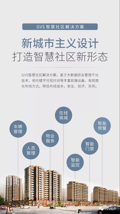 智慧社区如何打造?GVS视声定制专属解决方案,覆盖多种应用场景服务