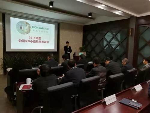 鸿雁电器2019年度QC成果评审会成功举办:11个QC小组入围,一等奖荣归光电