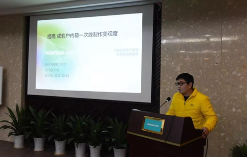鸿雁电器2019年度QC成果评审会成功举办:11个QC小组入围,一等奖荣归光电