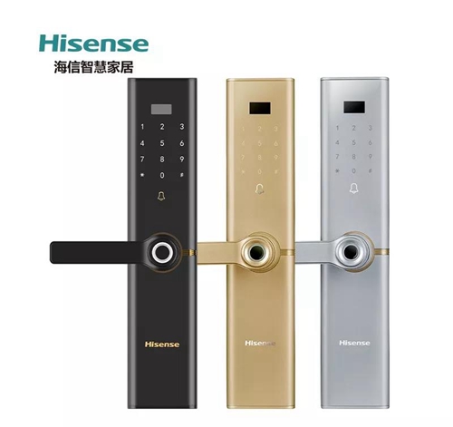海信智慧家居E5C智能门锁:五种开锁方式,智能语音导航,纵享智慧生活
