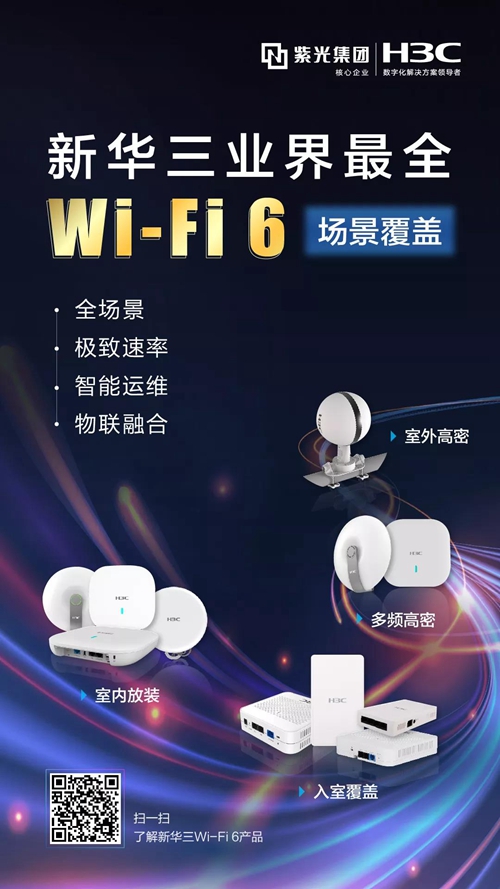 新华三持续领跑中国企业级WLAN市场,积极布局Wi-Fi 6,抢占未来机遇