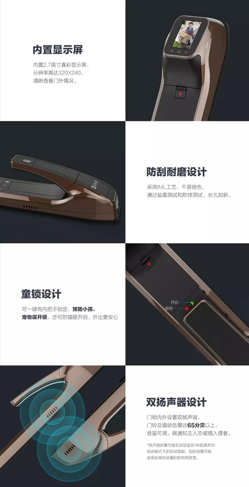 新品丨萤石智能猫眼锁DL30VS上市:内置真彩显示屏,实现全自动解锁开门