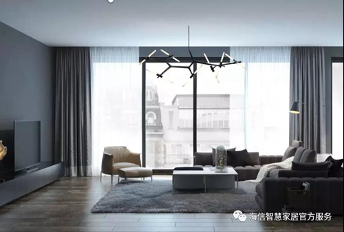 新品丨海信智慧家居雅典娜面板,四点触控,实现一键式场景控制