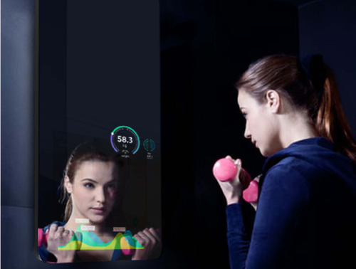 锐吉自主研发的智能魔镜平台,利用智能健康检测设备打造智慧管家