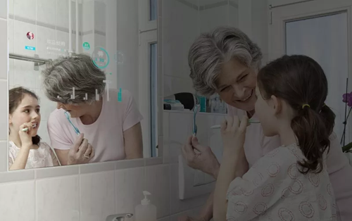 锐吉自主研发的智能魔镜平台,利用智能健康检测设备打造智慧管家