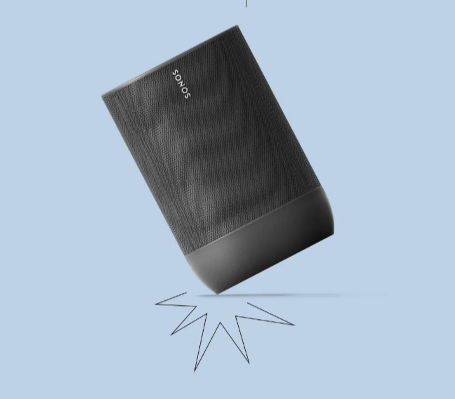 Sonos Move智能音响:全球100多种音乐流媒体服务,经久耐用便于携带