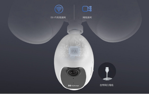 新品丨萤石发布庭院灯摄像机LC1C:星光出色守卫 双灯智能照明