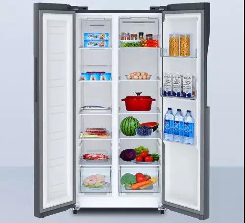 云米推出互动大屏冰箱对开门380L,用AI打造智慧科技厨房