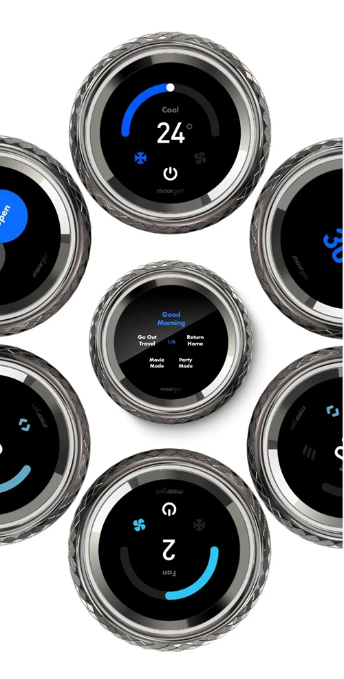 液晶屏幕操控简单,内容简约充满科技感[导读] 孟也空间创意设计事务所