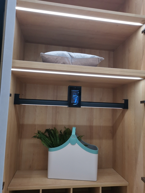 海尔有屋智能推出基于衣橱定制的净化解决方案.